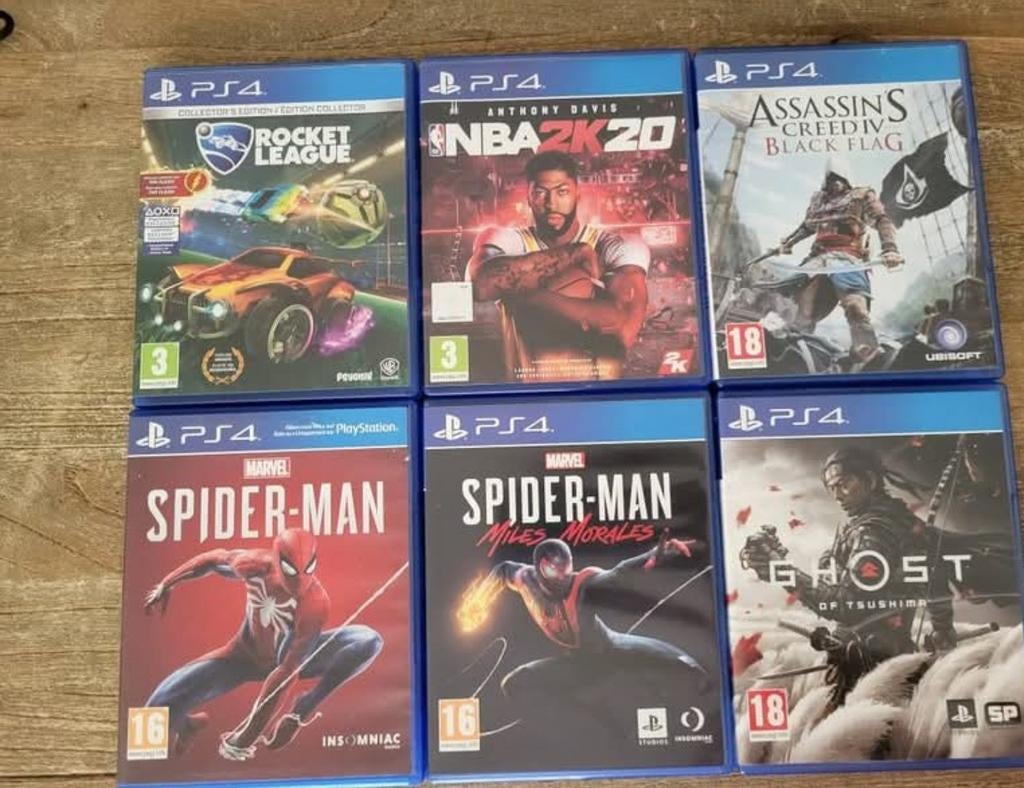 PS4 Minecraft Editie + 6 Games + Controller, Avontuur en Actie, Online, Gebruikt, 1 speler