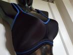 tk:zgan. zwart/blauwe SPORT BH mt.80B, Kleding | Dames, Ondergoed en Lingerie, Ophalen of Verzenden, Zwart, BH