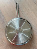 Fissler RVS Koekenpan - Topkwaliteit!, Inductieplaat, Ophalen of Verzenden, Zo goed als nieuw, Rvs