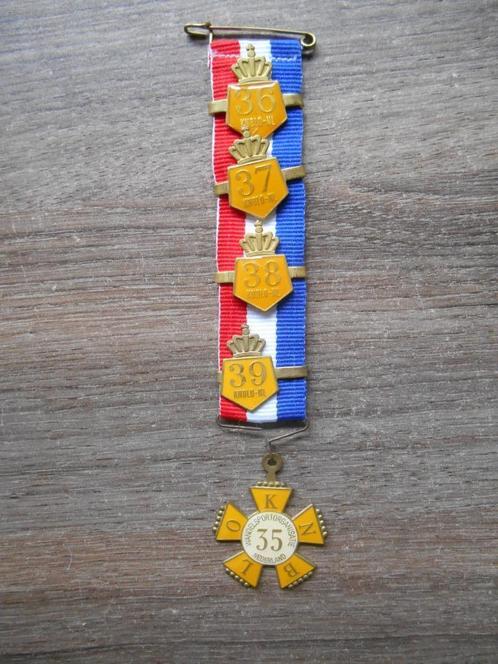 Avondvierdaagse medaille 35 t/m 39ste keer avond vierdaagse, Postzegels en Munten, Penningen en Medailles, Overige materialen