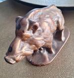 Bronzen beeld SANGLIERE., Verzamelen, Dierenverzamelingen, Ophalen of Verzenden, Zo goed als nieuw, Hond of Kat, Beeldje of Figuurtje