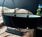 Zwarte Velvet Hanglamp, Huis en Inrichting, Lampen | Hanglampen, Ophalen, Zo goed als nieuw, Stof