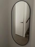 Spiegel zwart IKEA 60x120cm, Huis en Inrichting, Ophalen, 100 tot 150 cm, Zo goed als nieuw, Ovaal