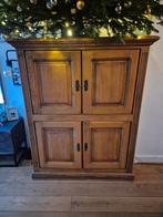 Houten Kast met Dubbele Deuren, Huis en Inrichting, Ophalen, 70 tot 120 cm, Klassiek, 120 tot 170 cm