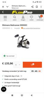 2 Shimano 8000 USA OCANIC baitrunners. In sublime staat.
Mog, Ophalen of Verzenden, Molen