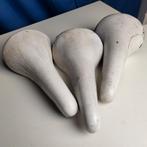 3 witte vintage racefiets zadels turbo rolls, Racefiets, Ophalen of Verzenden, Selle Italia, Selle Italia