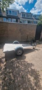 aanhanger voor motor, Ophalen, Gebruikt