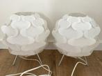 2x ikea Fillsta tafellamp wit, Kunststof, Gebruikt, Ophalen of Verzenden, Minder dan 50 cm