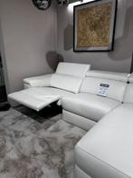 NIEUWE Lounge bank leder met elektrische relax, Ophalen, Zo goed als nieuw