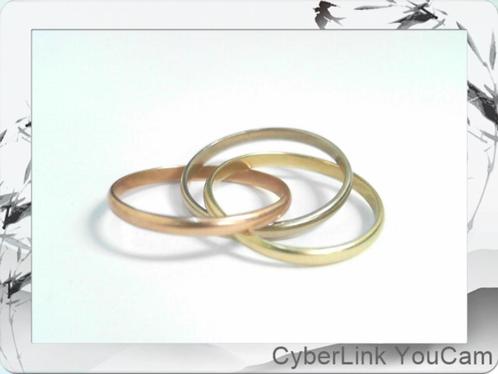 16440 Ontdek Onze 14k Tricolor Trinity Ring, Sieraden, Tassen en Uiterlijk, Ringen, Zo goed als nieuw, Dame, 17 tot 18, Goud, Ophalen of Verzenden