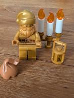 Lego Minifigures Kerst gouden kerstman met accessoires, Ophalen of Verzenden, Zo goed als nieuw, Lego