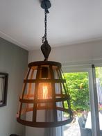 Korf lamp authentiek + oude katrol, Huis en Inrichting, Lampen | Hanglampen, Ophalen, Gebruikt