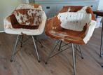 Eetkamerstoel koeienhuid, Huis en Inrichting, Stoelen, Ophalen, Gebruikt, Overige kleuren, Eén