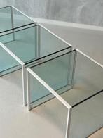 Jaren 70 bijzettafels 3x vintage design bijzettafel prijs ps, Ophalen, Minder dan 45 cm, Minder dan 55 cm, Gebruikt