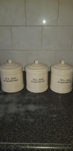 3 voorraadpotten, Ophalen, Zo goed als nieuw