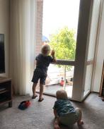 Vitrage wit, Huis en Inrichting, Stoffering | Gordijnen en Lamellen, 200 cm of meer, Wit, Ophalen of Verzenden, Zo goed als nieuw