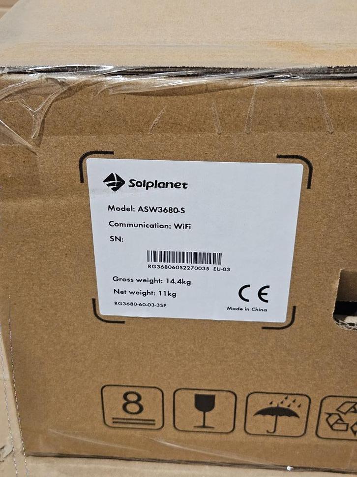 Omvormer Solplanet ASW3680-S, Doe-het-zelf en Verbouw, Zonnepanelen en Toebehoren, Nieuw, Overige typen, Ophalen