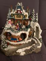 Winters Kerstdorp liedjes LED verlichting + rijdende trein, Diversen, Ophalen, Zo goed als nieuw