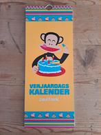 Paul Frank verjaardagskalender, Diversen, Kalenders, Ophalen of Verzenden, Maandkalender, Zo goed als nieuw