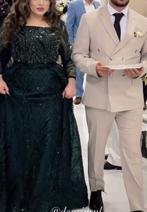 Prachtige Nikkah Trouwjurk, Ophalen of Verzenden, Zo goed als nieuw, Groen, Trouwjurk