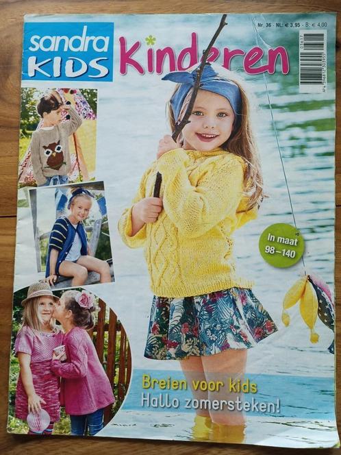 Sandra kids breien voor kinderen maat 98 - 140, Hobby en Vrije tijd, Breien en Haken, Zo goed als nieuw, Breien, Patroon of Boek