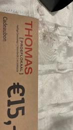 Cadeaubon restaurant Proeflokaal Thomas Noordwijk 15 euro, Twee personen, Cadeaubon