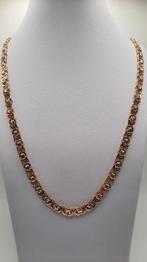 gouden platte koningsketting 14kt