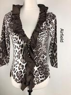 Airfield Blouse  (mt: 38) 10,6/8492, Maat 38/40 (M), Bruin, Ophalen of Verzenden, Zo goed als nieuw