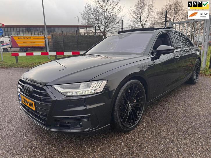 Audi A8 50 TDI quattro Lang Pro Line Plus Pano B&O HuD 21inc, Auto's, Audi, Bedrijf, Te koop, A8, 4x4, ABS, Achteruitrijcamera