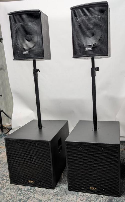 ✅ Tannoy pa set passief V12  / B475, Audio, Tv en Foto, Luidsprekers, Gebruikt, Overige typen, 120 watt of meer, Overige merken
