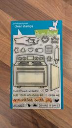 Lawn Fawn - Sprinkled with Joy, clear stamps, Hobby en Vrije tijd, Stempelen, Verzenden, Gebruikt, Clearstamp