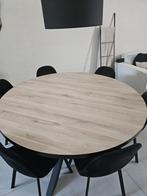 Ronde eettafel, Huis en Inrichting, Tafels | Eettafels, Ophalen, Gebruikt, 150 tot 200 cm, Rond