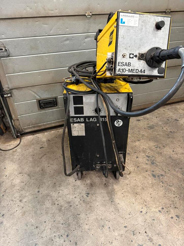 Esab LAG 315 migmag co2 lasapparaat, Doe-het-zelf en Verbouw, Gereedschap | Lasapparaten, Gebruikt, Co2, 250 ampère of meer, Ophalen