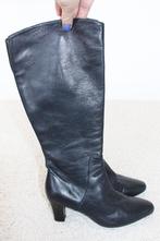 Zeer Mooie Leren Mauro Teci Laarzen - 30 (Maat 39) € 65,-, Kleding | Dames, Schoenen, Mauro Teci, Hoge laarzen, Zwart, Ophalen of Verzenden