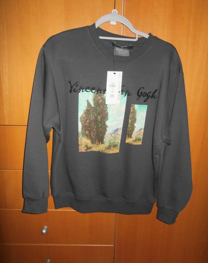 Mooi Art sweatshirt mt XS valt als M (Van Gogh Cypressen) nw, Kleding | Dames, Truien en Vesten, Nieuw, Maat 38/40 (M), Ophalen of Verzenden