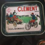 Antiek oldtimer Clement paris Cycles & Automobiles dienblad, Ophalen of Verzenden, Gebruikt