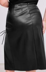 Cider rok imitatieleer zwart 2XL, Zwart, Maat 46/48 (XL) of groter, Nieuw, Ophalen of Verzenden