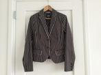 Didi Jasje blazer colbert maat S/M bruin met roze gestreept, Bruin, Nieuw, Didi, Ophalen of Verzenden