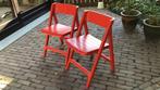 Flair klapstoelen, Huis en Inrichting, Stoelen, Ophalen, Rood, Vijf, Zes of meer stoelen