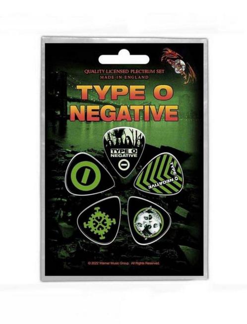 Type O Negatief Plectrumpakket, World Coming Down, metal,, Verzamelen, Muziek, Artiesten en Beroemdheden, Nieuw, Gebruiksvoorwerp