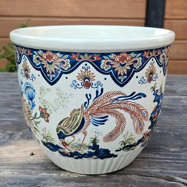 Grote Boch Vieux Rhodes bloempot, Antiek en Kunst, Curiosa en Brocante, Ophalen of Verzenden