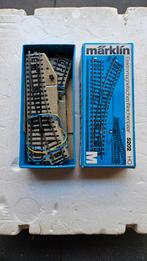 2 elektrische wissels van Marklin in doos, Wisselstroom, Gebruikt, Rails, Ophalen of Verzenden