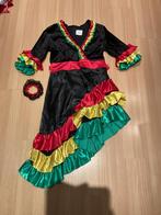 Spaanse flamenco jurk maat L, Carnaval, Maat 42/44 (L), Ophalen of Verzenden, Zo goed als nieuw