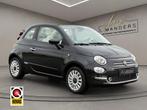 Fiat 500C 1.2 Lounge 2020 ZWART | Cabriolet | Apple CarPlay, Auto's, Gebruikt, 4 cilinders, Cabriolet, Leder en Stof