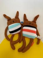 3966 hema hema konijn bruin gebreid 2x, Ophalen of Verzenden, Zo goed als nieuw, Konijn