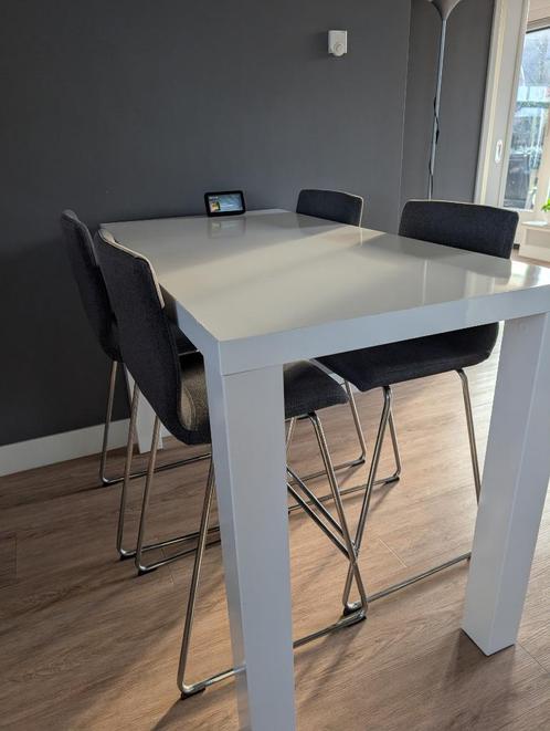 Hoge eettafel 4 personen in hele goede staat!, Huis en Inrichting, Tafels | Eettafels, Zo goed als nieuw, 50 tot 100 cm, 150 tot 200 cm