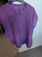 Hartford blouse korte mouw, maat 3/M, Maat 38/40 (M), Paars, Ophalen of Verzenden, Zo goed als nieuw