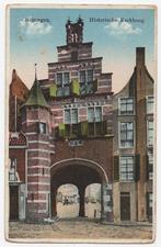 Nijmegen, historische kerkboog, Verzamelen, Ansichtkaarten | Nederland, Ophalen of Verzenden, 1940 tot 1960, Gelopen, Gelderland