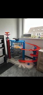 Hot Wheels City Super Ultieme Garage, Ophalen, Racebaan, Zo goed als nieuw, Hot Wheels