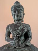 Dit prachtige bronzen antieke Boeddhabeeld, Huis en Inrichting, Woonaccessoires | Boeddhabeelden, Ophalen of Verzenden